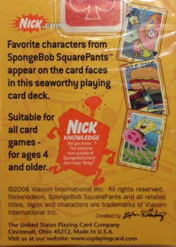 Spongebob Squarepants (Nickelodeon) by Nickelodeon – tuck box back