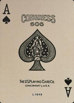 Congress 606 "Fantasy" by USPCC – tuck box back