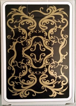 Anglo - Jumbo Index Rug Deck (Gold On Black) by Offason – tuck box back