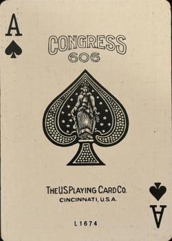 Congress 606 "Tourist" by USPCC – tuck box back