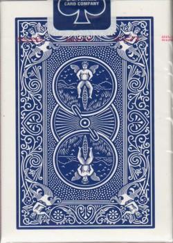 Magic Blue [Bicycle] by USPCC – tuck box back