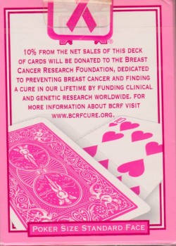 Breast Cancer 2Nd Ed [Bicycle] Ribbon Seal by USPCC – tuck box back