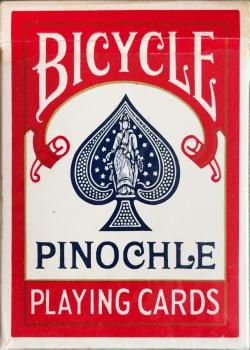Bicycle Pinochle 48 Red - 1987 Thumbnail