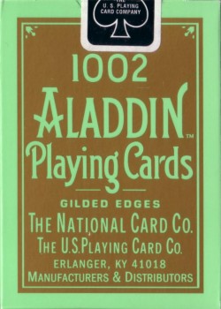 Aladdin 1002 Blue by USPCC – tuck box back