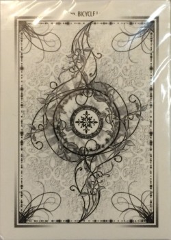 Pandora Vine Backs (White) by Maxwell Playing Cards – tuck box back