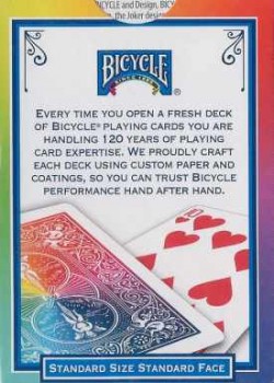 Standard Rainbow [Bicycle] by DiFatta Magic – tuck box back