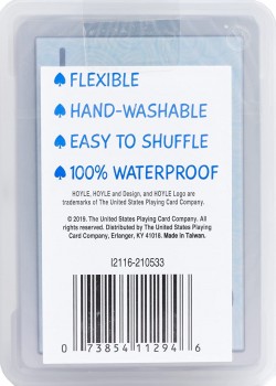 Hoyle Waterproof by USPCC – tuck box back