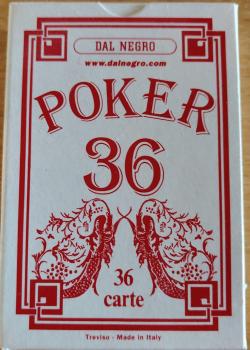 Carte poker 36 - Red Thumbnail