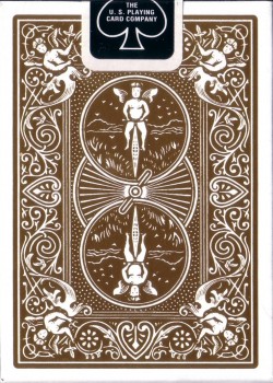 Foil Back Gold [Bicycle] by Jokarte – tuck box back