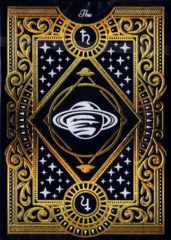 The Planets - Saturn by Stellar Playing Cards/Vanda Playing Cards – tuck box back