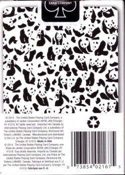 Pandamonium (Panda) [Bicycle] by USPCC – tuck box back