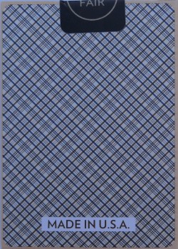 Vintage Plaid 1St Printing Blue by Art of Play – tuck box back