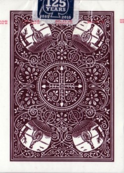 Anniversary Edition 125 Years Red [Bicycle] (Foil Tuck) by Theory 11 – tuck box back