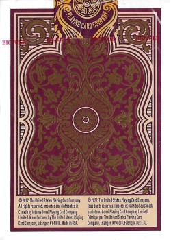 Verbena [Bicycle] by USPCC – tuck box back