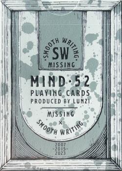 Mind 52 by Smooth Writing x Missing New York – tuck box back