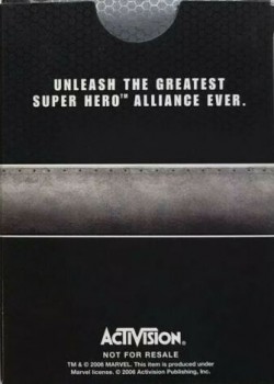 Marvel Ultimate Alliance by TM & Marvel – tuck box back