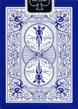 Reversed Back Blue [Bicycle] by Magic Makers Inc. – tuck box back