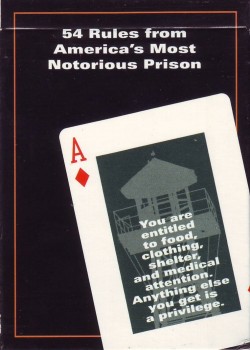 Alcatraz Rules And Regulations by Golden Gate National Parks – tuck box back