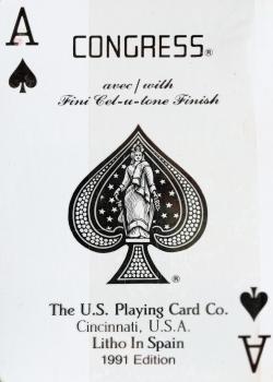 Congress Christmas Bells by The US Playing Card Co – tuck box back