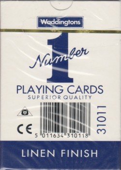 Waddingtons Number 1 Blue by Waddingtons – tuck box back