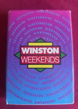 Winston Weekends Purple Ombre by RJ Reynolds Tobacco Co – tuck box back