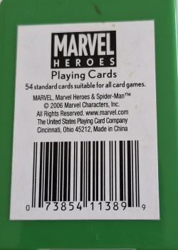 Marvel heroes Hulk by USPCC – tuck box back