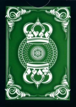 Crown Deck, The: V1 Green by The Blue Crown – tuck box back