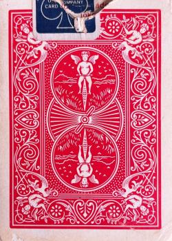 Bicycle Rider Back Red - 1979 by The US Playing Card Co – tuck box back