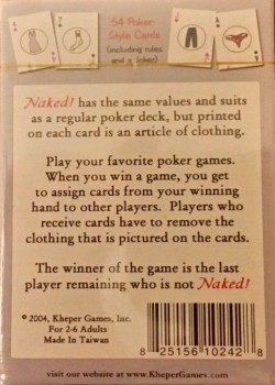 Naked! by Kheper Games – tuck box back