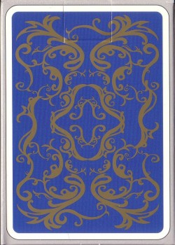 Anglo - Jumbo Index Rug Deck (Gold On Blue) by Offason – tuck box back