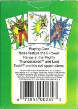 Mighty Morphin Power Rangers Season 2 by Saban – tuck box back