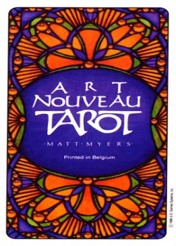Art Nouveau Tarot by US Games Systems – tuck box back