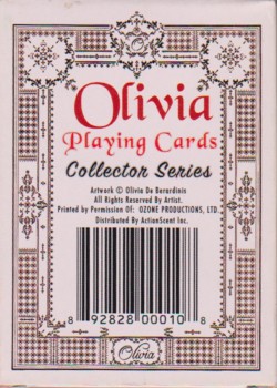 Olivia Red (Gold Paper) by ActionScent Inc. – tuck box back