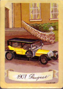 1907 Peugeot Yellow by Peugeot – tuck box back