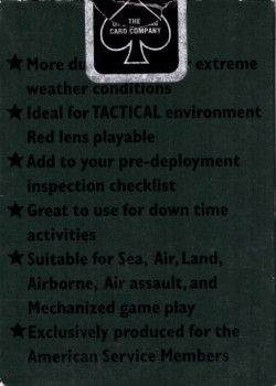 Tactical Field [Bicycle] by USPCC – tuck box back