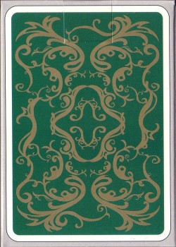 Anglo - Jumbo Index Rug Deck (Gold On Green) by Offason – tuck box back