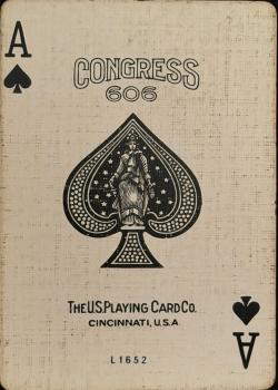 Congress 606 "Mildred" by USPCC – tuck box back