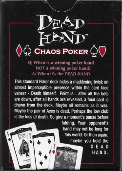 Dead Hand Chaos Poker – tuck box back