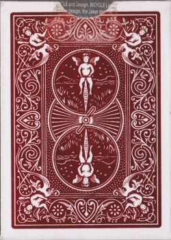 Foil Back Crimson Red [Bicycle] back