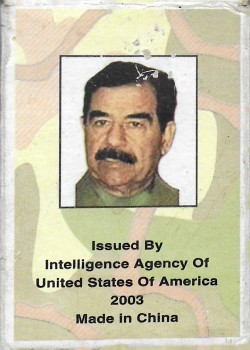 Iraqi Most Wanted by Unknown – tuck box back