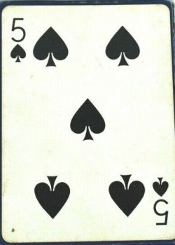 Texas Deck Blue or Red by Arrco Playing Card Company – tuck box back