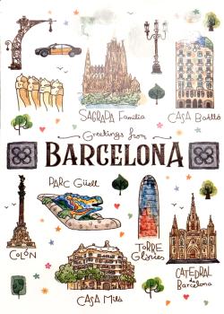 Barcelona Souvenir Front Thumbnail Image