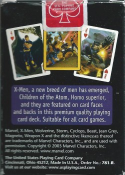 X-Men (2003) by Marvel – tuck box back