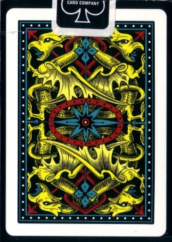 Dragon Back Yellow [Bicycle] by Gamblers Warehouse – tuck box back