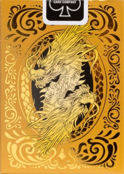 Gold Dragon [Bicycle] by USPCC – tuck box back