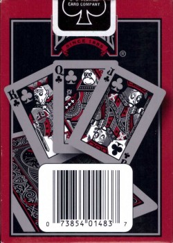 Tragic Royalty [Bicycle] Canadian Version by USPCC – tuck box back
