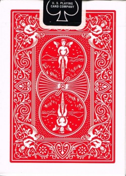Lefty Deck Red V1 [Bicycle] by NY Magic Project – tuck box back