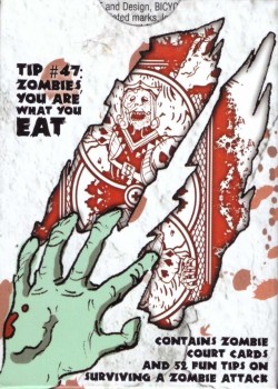 Zombie [Bicycle] by USPCC – tuck box back