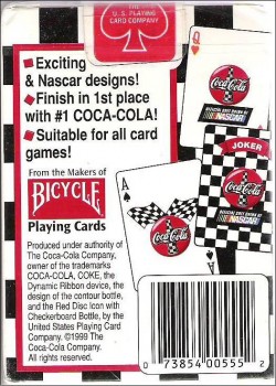 Coca-Cola Nascar White by Coca-Cola – tuck box back