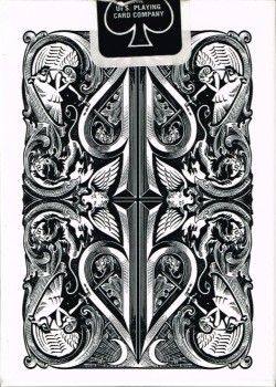 Split Spades Black Mind Reading Deck [Bicycle] by David Blaine – tuck box back